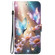 iPhone 16 Pro Max Crystal Texture Colored Drawing Leather Phone Case - Butterfly Love Flower