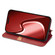 iPhone 16 Pro Max Cubic Grid Pressed Magnetic Leather Phone Case - Red