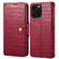 iPhone 16 Pro Max Denior Crocodile Texture Oil Edge Leather Phone Case - Rose Red