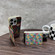 iPhone 16 Pro Max Denior D24 Paint MagSafe Card Slot Phone Case - Green Sunflower