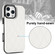 iPhone 16 Pro Max Double Buckle Rhombic PU Leather Phone Case - White