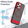 iPhone 16 Pro Max Dual-Color Skin Feel Magsafe Phone Case with Holder - Red
