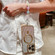 iPhone 16 Pro Max Dual-Love Leaves Gradient Glitter Bracelets Magsafe TPU Phone Case - Gold
