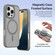 iPhone 16 Pro Max DUX DUCIS Lawa Series 2 in 1 Wallet Zipper Detachable MagSafe Phone Case with Lanyard - Grey
