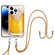 iPhone 16 Pro Max Electroplating Dual-side IMD Phone Case with Lanyard - Draft Beer