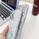iPhone 16 Pro Max Electroplating Flower Texture Wristband TPU Phone Case - Purple Wildflowers SH1