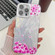 iPhone 16 Pro Max Electroplating Flowers Plants Texture TPU Phone Case - Sakura FL12