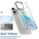 iPhone 16 Pro Max Epoxy CD Texture Lens Holder MagSafe Phone Case - Gold