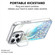 iPhone 16 Pro Max Epoxy CD Texture Lens Holder MagSafe Phone Case - Gold