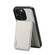 iPhone 16 Pro Max ESEBLE E3 Plain Texture Card Slots MagSafe RFID Leather Case - Ivory