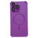 iPhone 16 Pro Max Four Corner Shockproof Skin Feel MagSafe Magnetic Phone Case - Purple