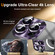 iPhone 16 Pro Max Frosted MagSafe Magnetic Metal Phone Case - Purple