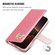 iPhone 16 Pro Max Glitter Powder Love Leather Phone Case - Rose Red