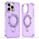 iPhone 16 Pro Max Glitter Ring Holder MagSafe Phone Case - Purple