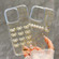 iPhone 16 Pro Max Gold Foil Pearl Bow TPU Phone Case - Bow