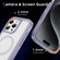 iPhone 16 Pro Max Guard MagSafe Holder Matte PC Hybrid TPU Phone Case - Purple Transparent