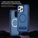 iPhone 16 Pro Max Guard MagSafe Holder Matte PC Hybrid TPU Phone Case - Royal Blue
