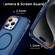 iPhone 16 Pro Max Guard MagSafe Holder Matte PC Hybrid TPU Phone Case - Royal Blue