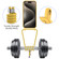 iPhone 16 Pro Max Integrated Card Bag Solid Color Liquid Silicone Phone Case with Lanyard - Yellow