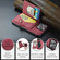 iPhone 16 Pro Max JEEHOOD J01 Retro Magnetic Detachable Wallet Phone Case - Red