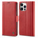 iPhone 16 Pro Max LC.IMEEKE Skin-friendly Card Slots Leather Phone Case - Red