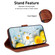 iPhone 16 Pro Max Lily Embossed Leather Phone Case - Brown