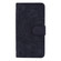 iPhone 16 Pro Max Mandala Embossed Dual-Fold Calf Leather Phone Case - Black