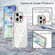 iPhone 16 Pro Max Metal Buttons MagSafe Magnetic PC Hybrid TPU Phone Case - Transparent
