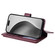 iPhone 16 Pro Max Multi-Function Wallet 10 Card Slots Leather Phone Case - Claret