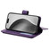 iPhone 16 Pro Max Multi-Function Wallet 10 Card Slots Leather Phone Case - Violet