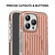 iPhone 16 Pro Max Mutural Corrugated Texture Magsafe Magnetic Shockproof Phone Case - Antique Brass