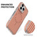 iPhone 16 Pro Max Mutural Corrugated Texture Magsafe Magnetic Shockproof Phone Case - Antique Brass