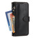 iPhone 16 Pro Max Oil Skin Zipper Wallet Leather Phone Case - Black