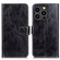 iPhone 16 Pro Max Retro Crazy Horse Texture Horizontal Flip Leather Phone Case - Black