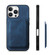 iPhone 16 Pro Max Retro Leather Card Bag Magnetic Phone Case - Blue