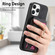 iPhone 16 Pro Max Retro Splitable Magnetic Stand Card Bag Leather Phone Case - Black
