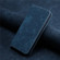 iPhone 16 Pro Max RFID Anti-theft Brush Magnetic Leather Phone Case - Blue