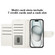 iPhone 16 Pro Max Rhombic Texture Flip Leather Phone Case with Lanyard - White