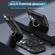 iPhone 16 Pro Max Ring Holder Carbon Fiber PC Hybrid TPU Phone Case - Black