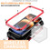 iPhone 16 Pro Max R-JUST Sliding Camera IP54 Life Waterproof Holder Phone Case - Red