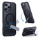 iPhone 16 Pro Max Rotating Bar Holder Magnetic MagSafe Phone Case - Black