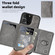 iPhone 16 Pro Max Shield Multi-functional MagSafe Card Bag Phone Case - Grey