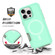 iPhone 16 Pro Max Shockproof MagSafe Armor PC Hybrid TPU Phone Case - Mint Green+Grayish Green