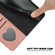 iPhone 16 Pro Max Side Buckle Double Fold Hand Strap Leather Phone Case - Pink