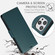iPhone 16 Pro Max Side Buckle RFID Anti-theft Leather Phone Case - Green