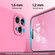 iPhone 16 Pro Max Silicone Suction Cup MagSafe Phone Case with Screen Film - Soft Pink