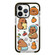 iPhone 16 Pro Max Simple Illustration Pattern Full Coverage Phone Case - Capybara C