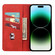 iPhone 16 Pro Max Skin Feel Splicing Leather Phone Case - Red