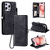 iPhone 16 Pro Max Skin Feel Totem Embossed Leather Phone Case - Black
