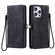 iPhone 16 Pro Max Skin Feel Totem Embossed Leather Phone Case - Black